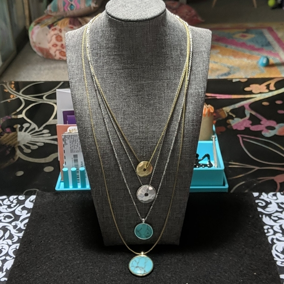 Lucky Brand Jewelry - Lucky Brand Multi Layer Turquoise Necklace